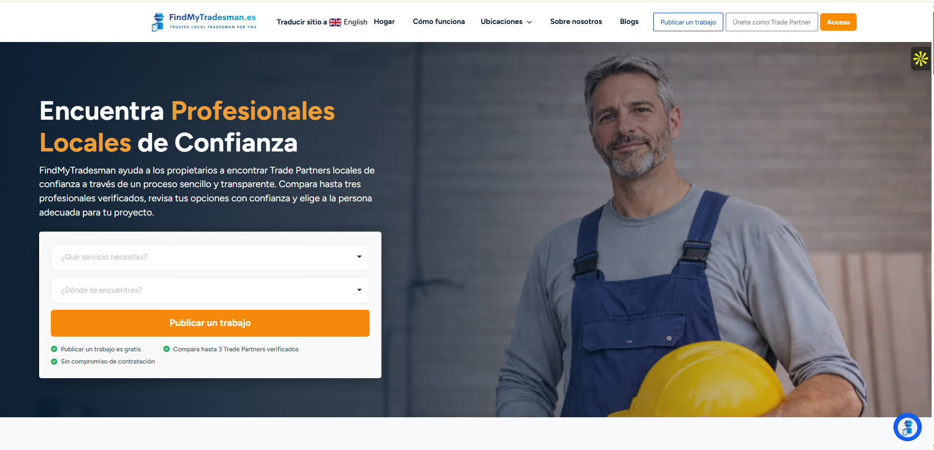 FindMyTradesman.es Trade Business Growth Platform